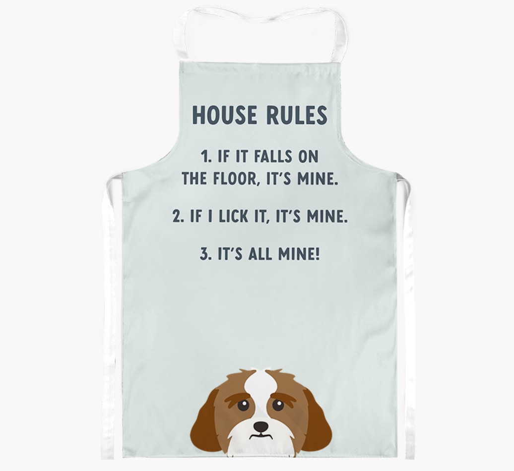 House Rules: Personalised {breedFullName} Apron