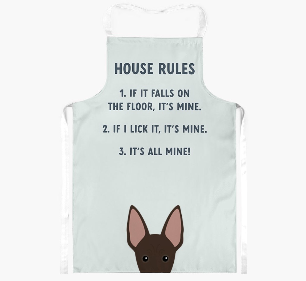 House Rules: Personalised {breedFullName} Apron