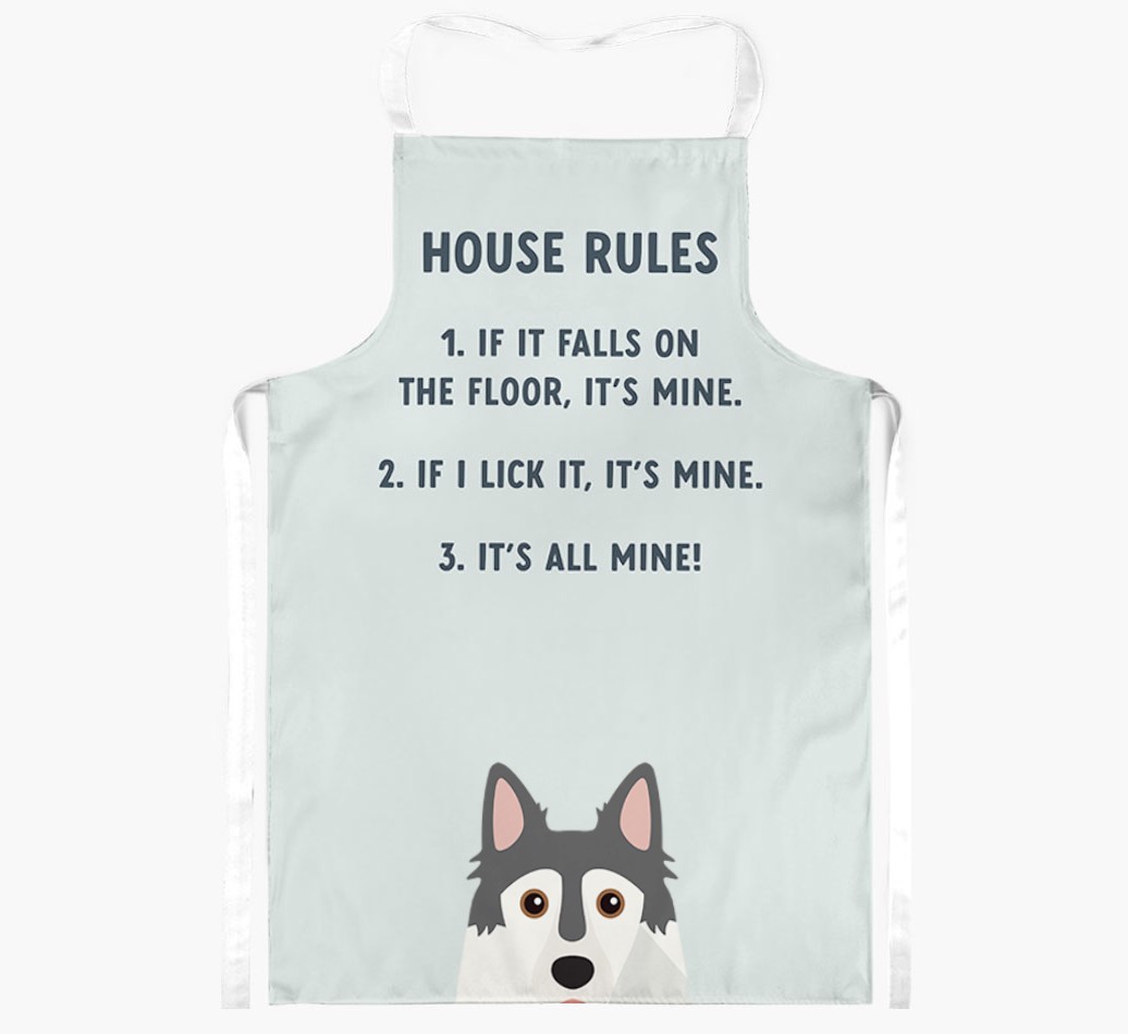 House Rules: Personalised {breedFullName} Apron