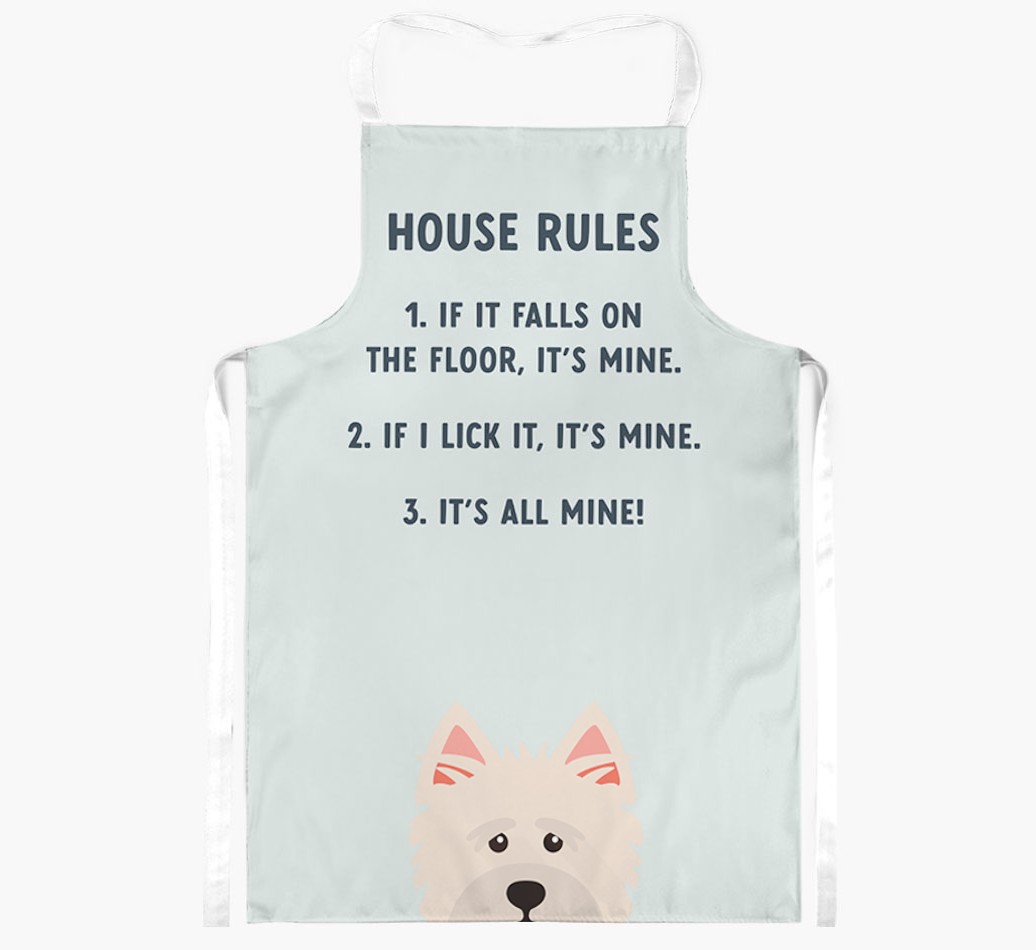 House Rules: Personalised {breedFullName} Apron