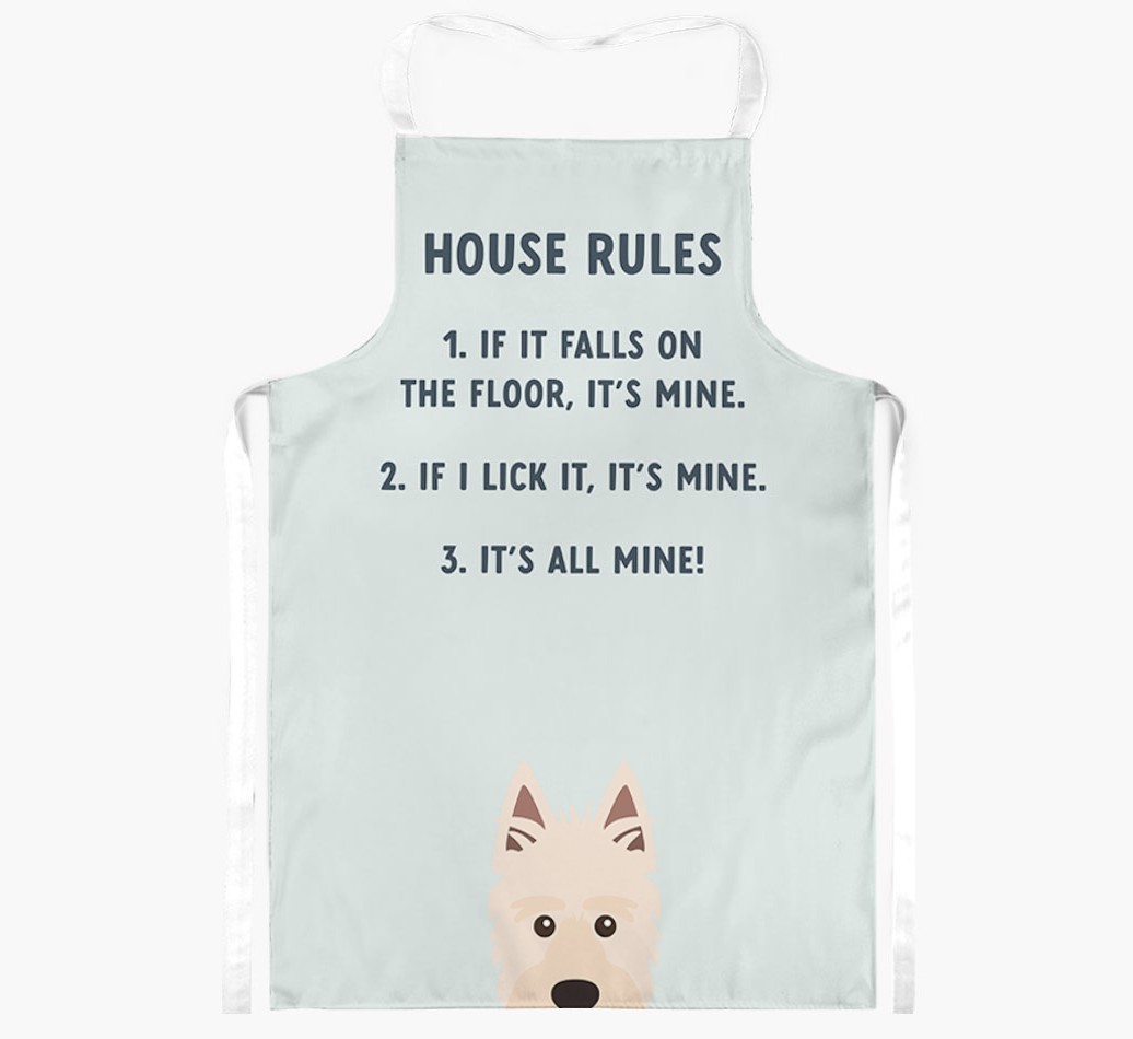 House Rules: Personalised {breedFullName} Apron