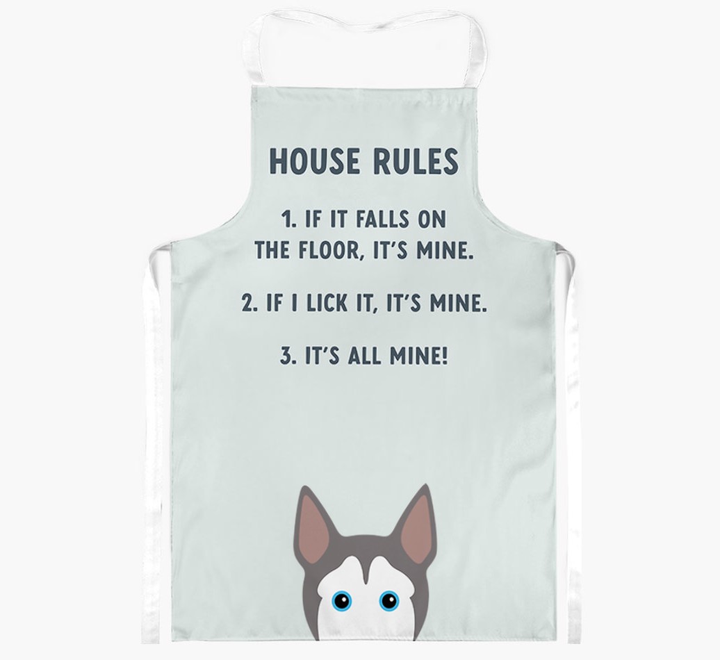 House Rules: Personalised {breedFullName} Apron