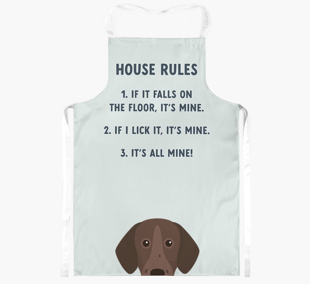 House Rules: Personalised {breedFullName} Apron