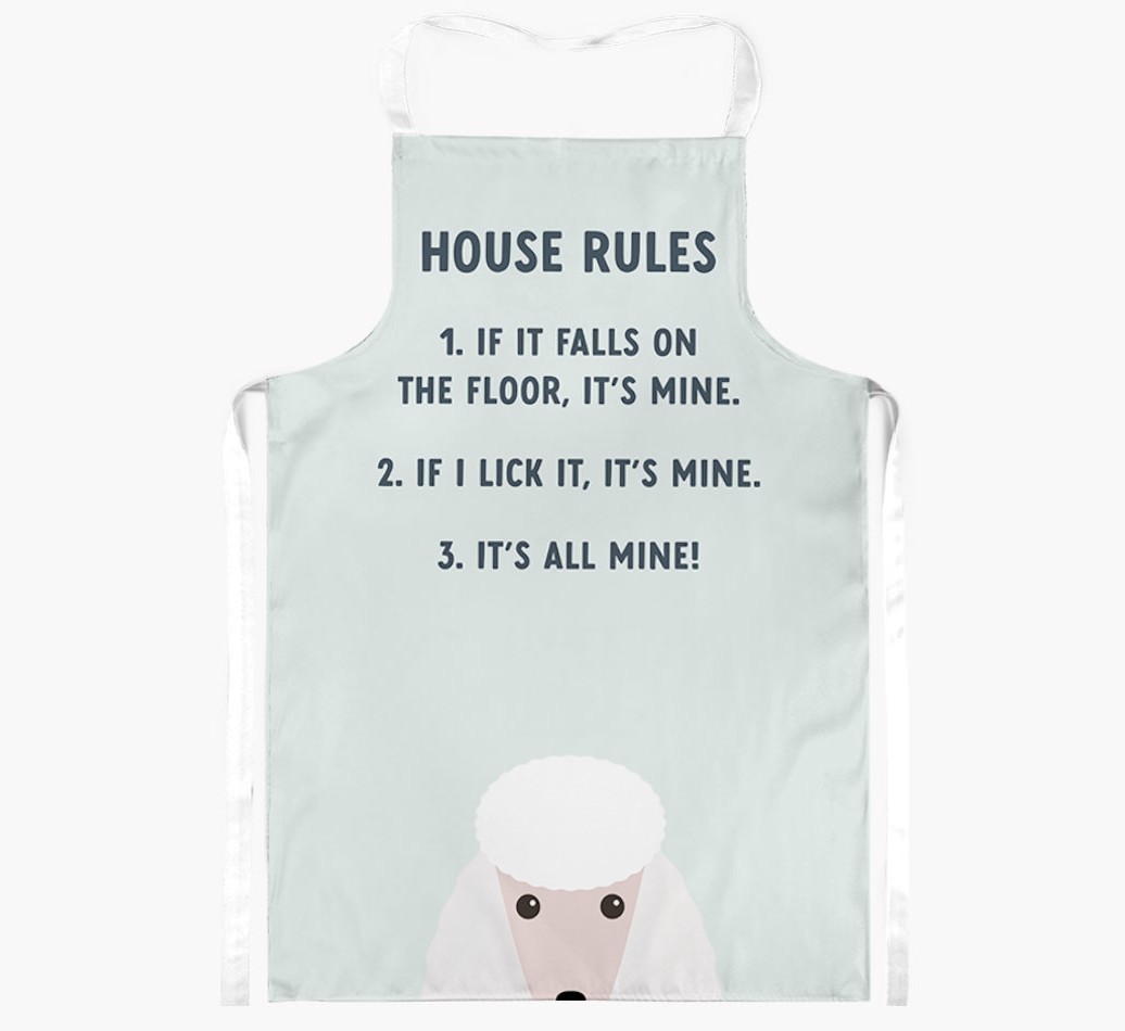 House Rules: Personalised {breedFullName} Apron