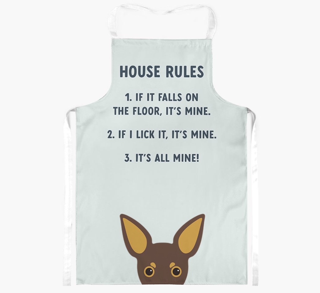 House Rules: Personalised {breedFullName} Apron