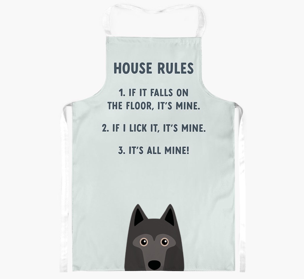 House Rules: Personalised {breedFullName} Apron