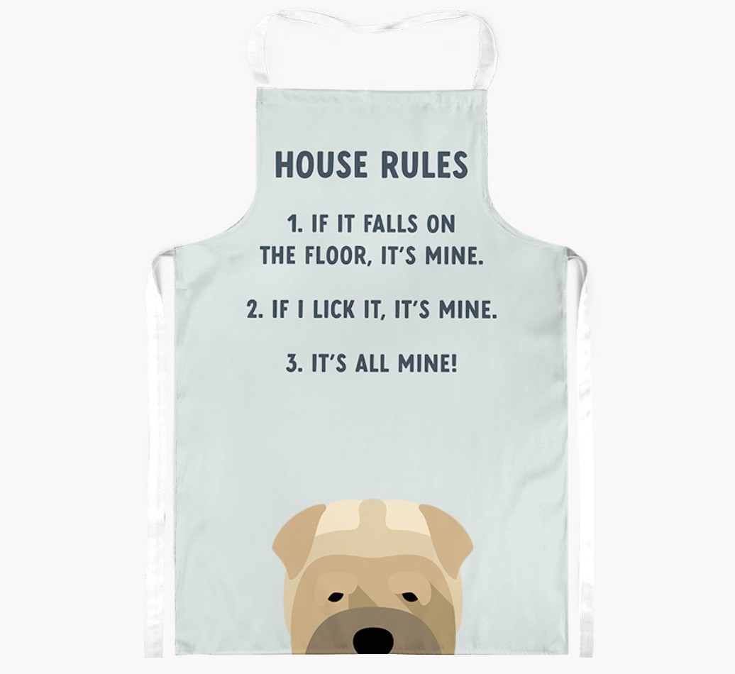 House Rules: Personalised {breedFullName} Apron