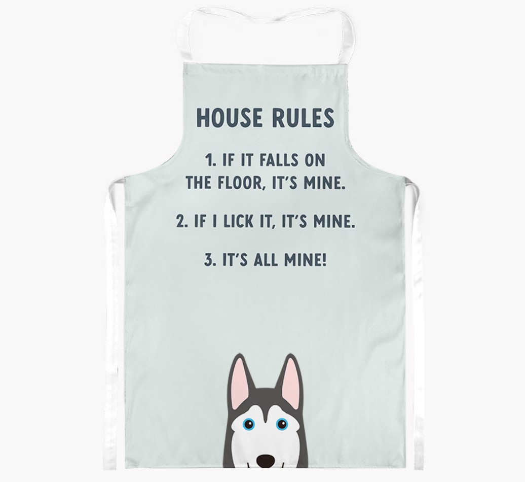 House Rules: Personalized {breedFullName} Apron
