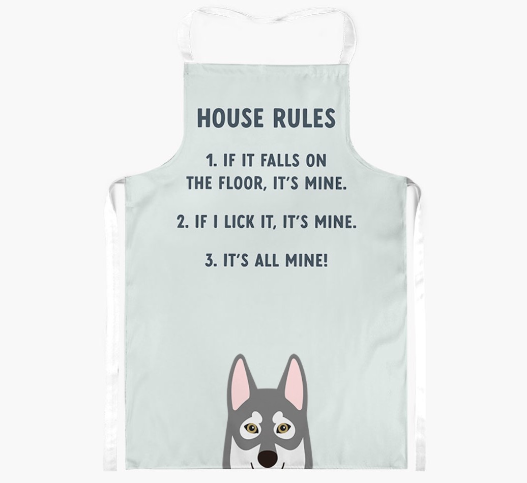 House Rules: Personalized {breedFullName} Apron