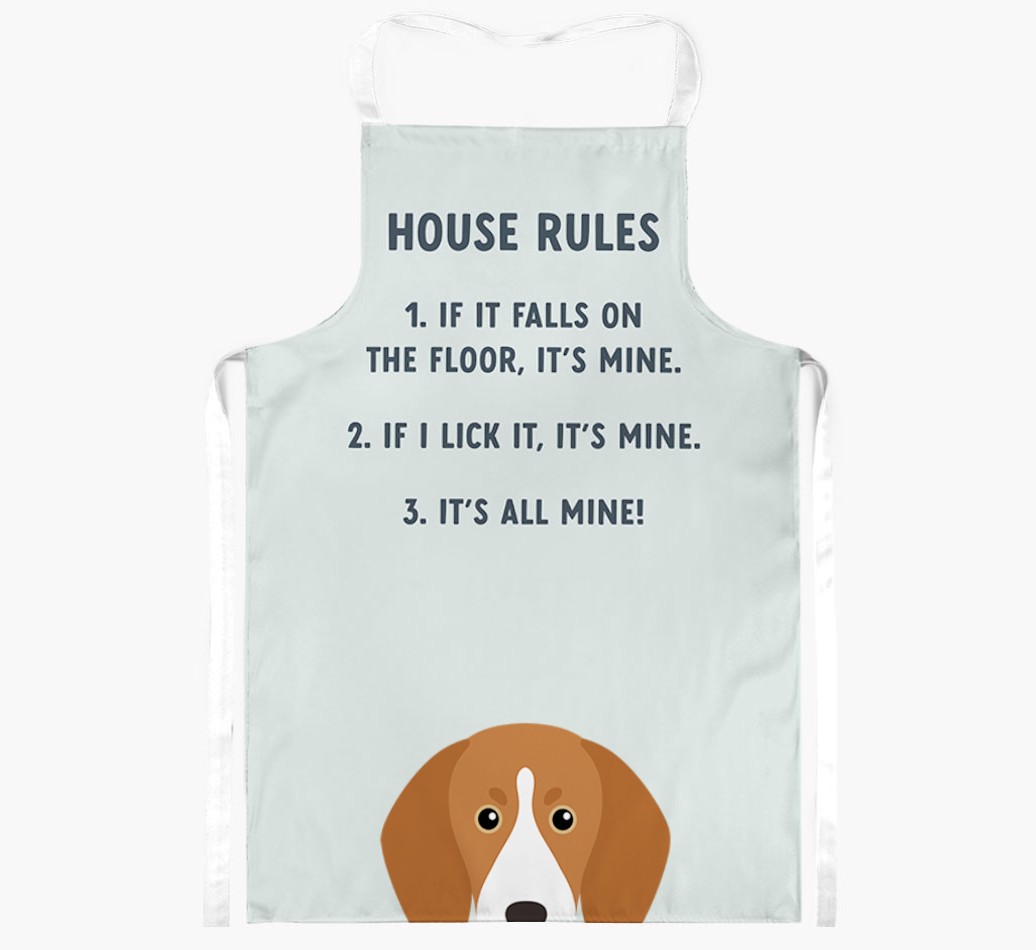 House Rules: Personalised {breedFullName} Apron