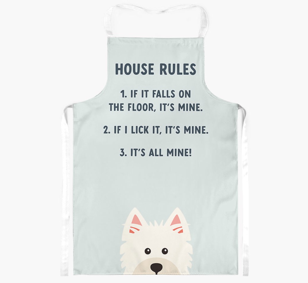 House Rules: Personalised {breedFullName} Apron