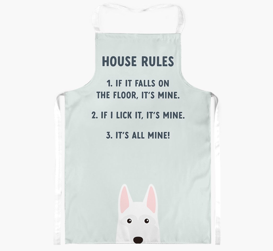 House Rules: Personalised {breedFullName} Apron