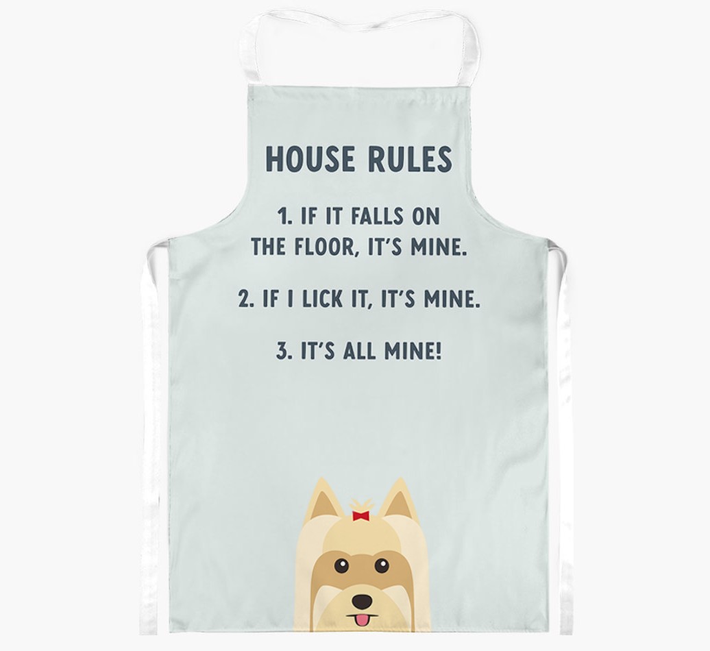 House Rules: Personalized {breedFullName} Apron