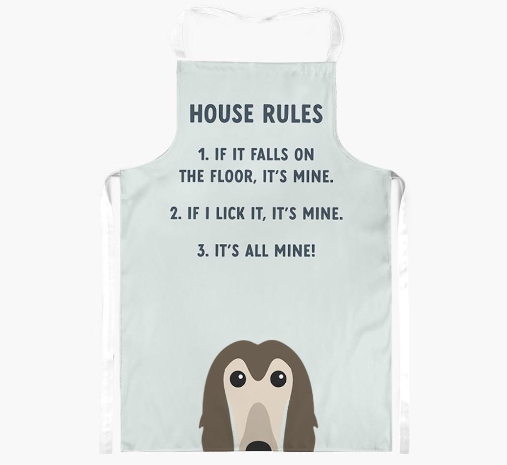 House Rules: Personalized {breedFullName} Apron