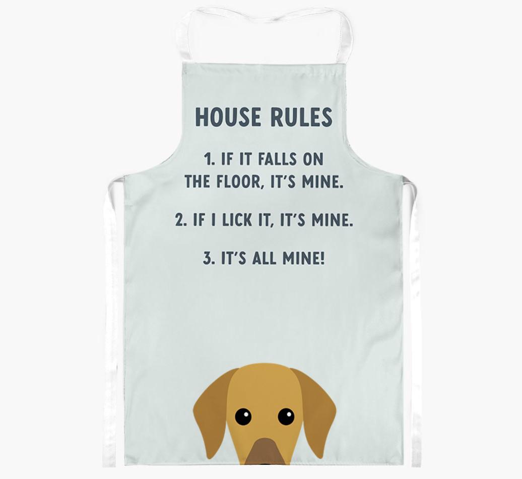 House Rules: Personalized {breedFullName} Apron