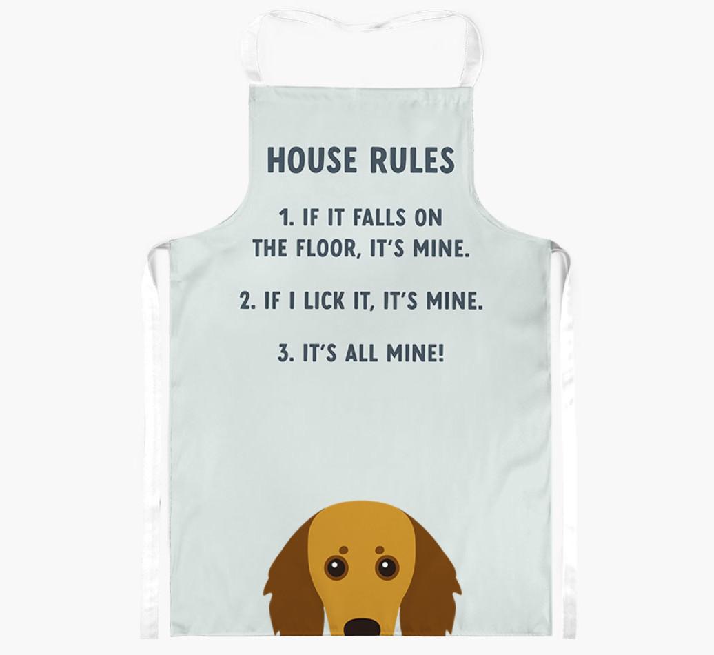 House Rules: Personalized {breedFullName} Apron