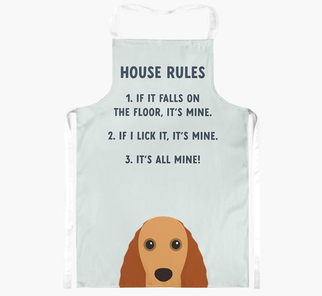 House Rules: Personalized {breedFullName} Apron