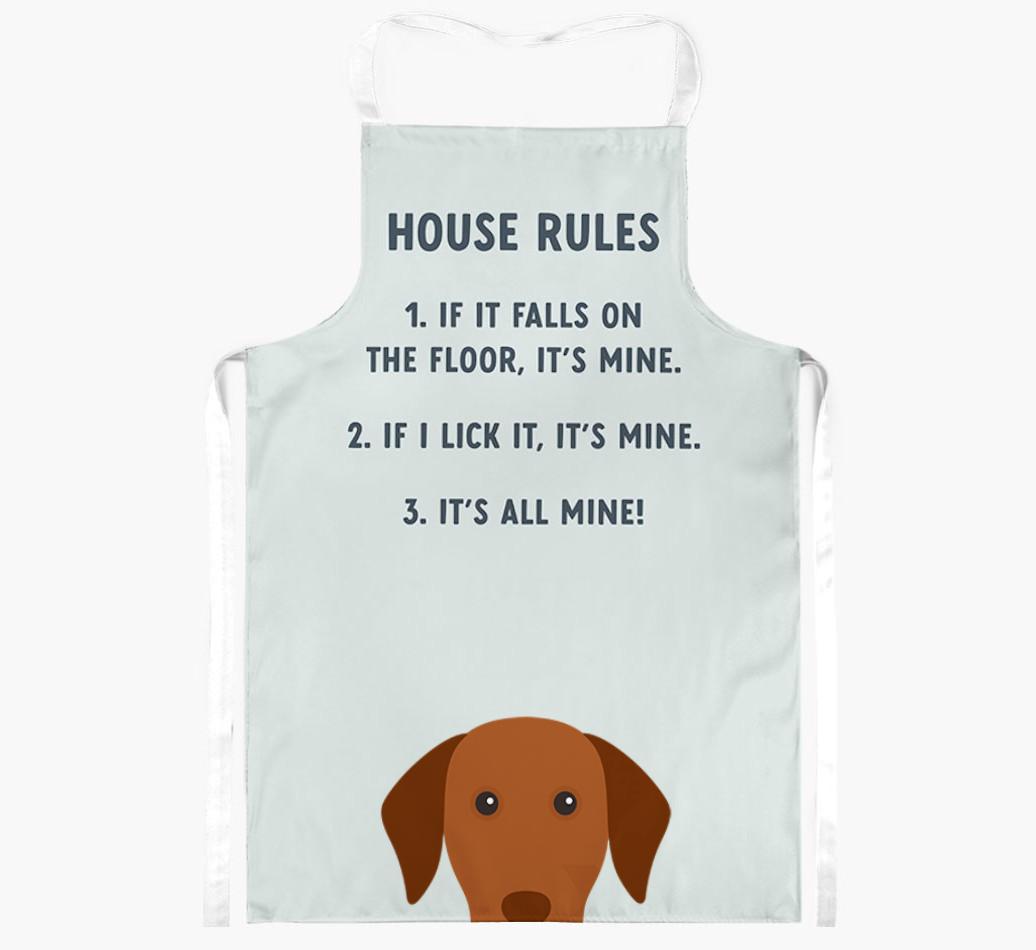 House Rules: Personalised {breedFullName} Apron