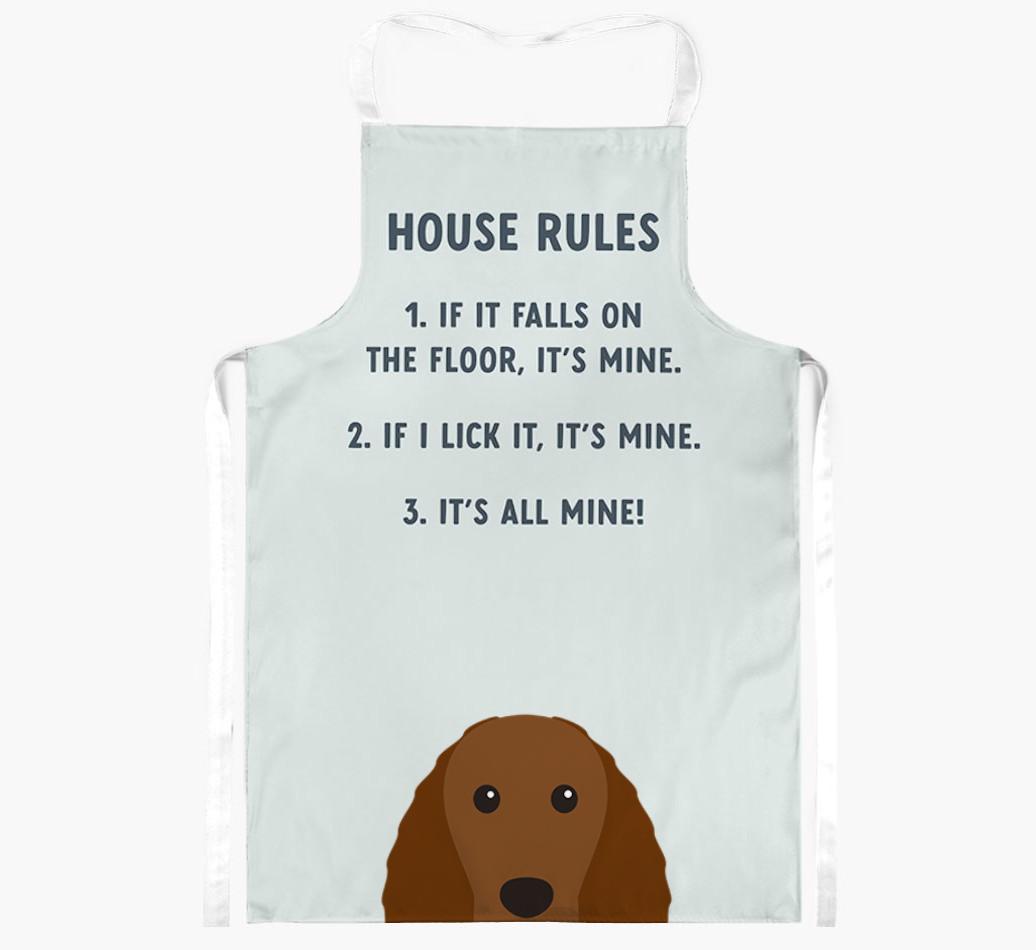 House Rules: Personalized {breedFullName} Apron