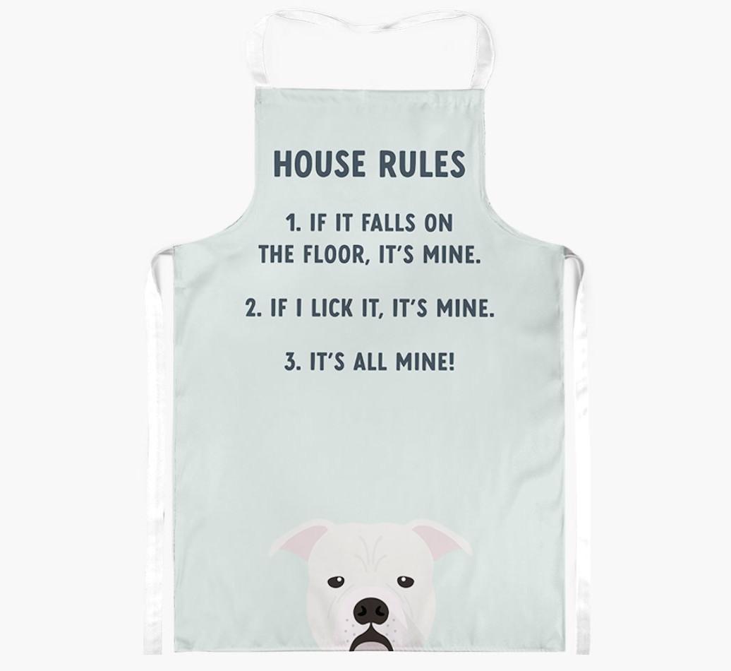 House Rules: Personalized {breedFullName} Apron