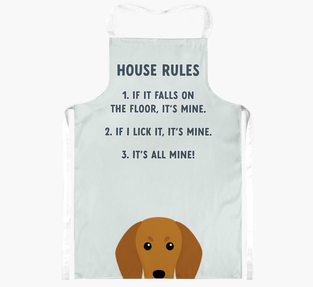 House Rules: Personalized {breedFullName} Apron