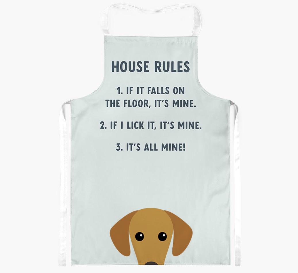 House Rules: Personalized {breedFullName} Apron