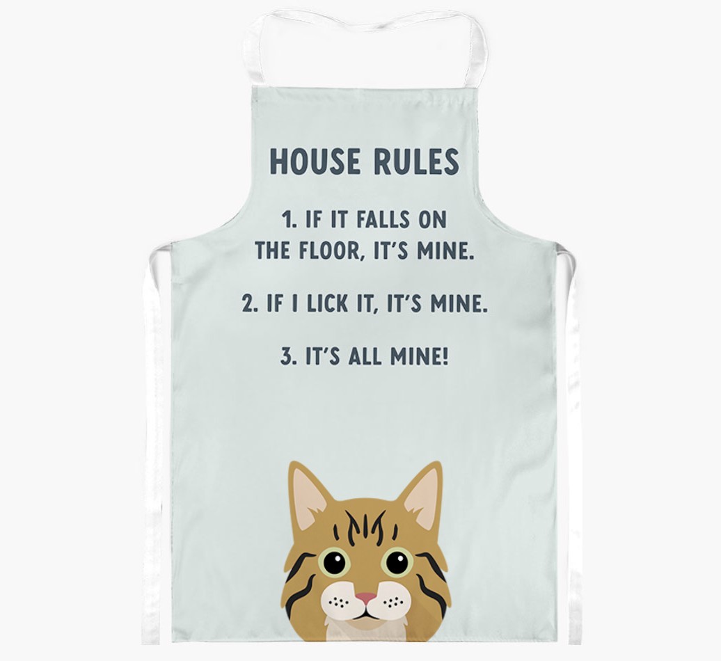 House Rules: Personalised {breedShortName} Apron