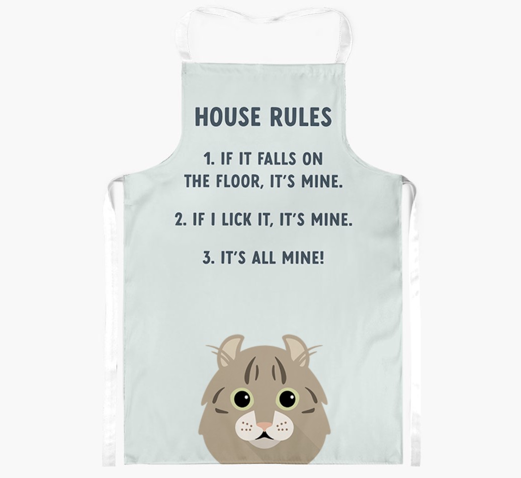 House Rules: Personalised {breedShortName} Apron