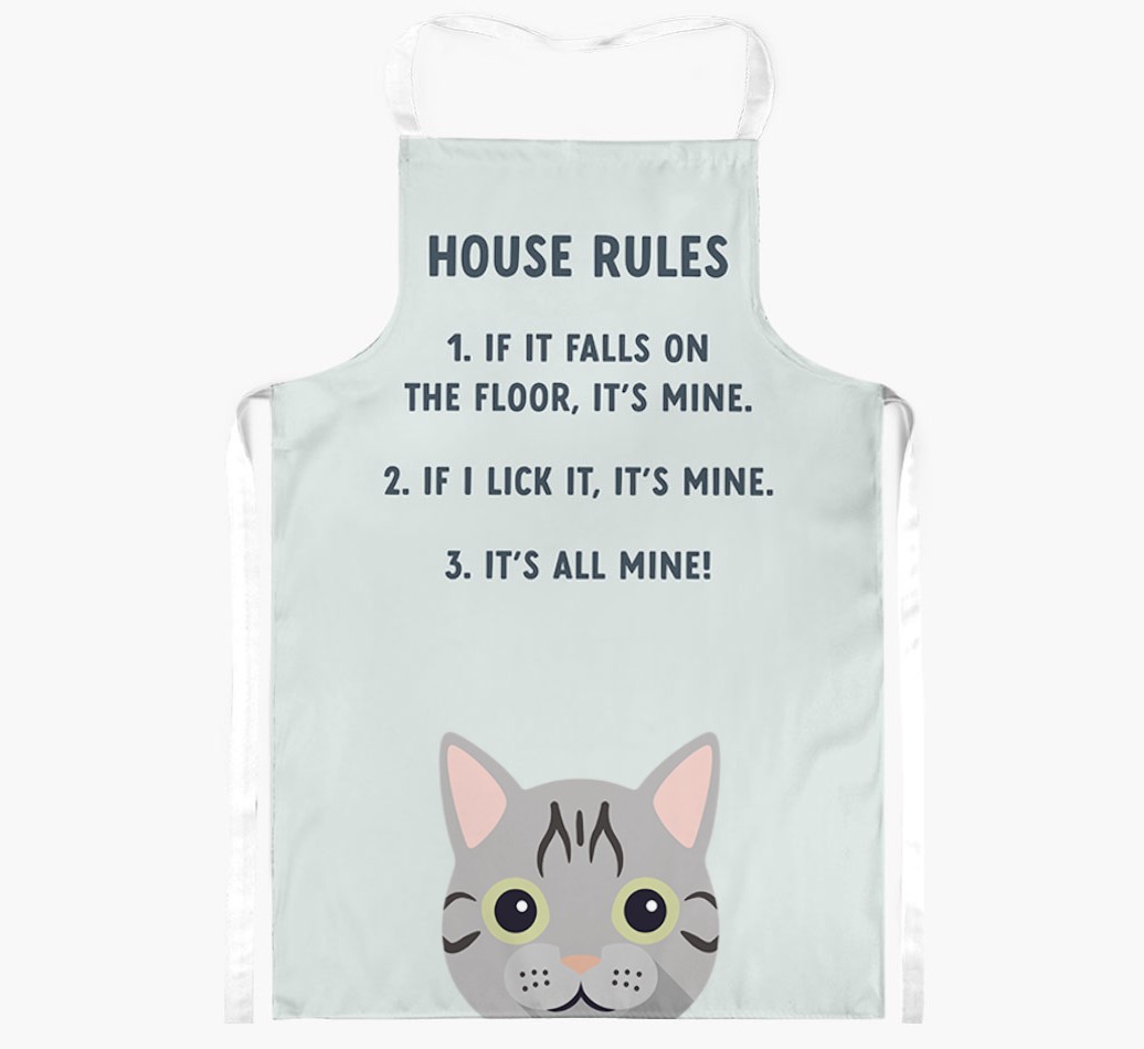 House Rules: Personalised {breedShortName} Apron