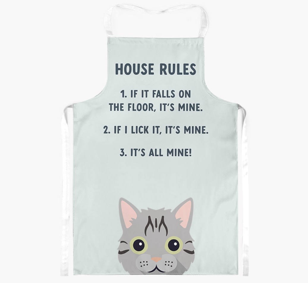 House Rules: Personalised {breedShortName} Apron