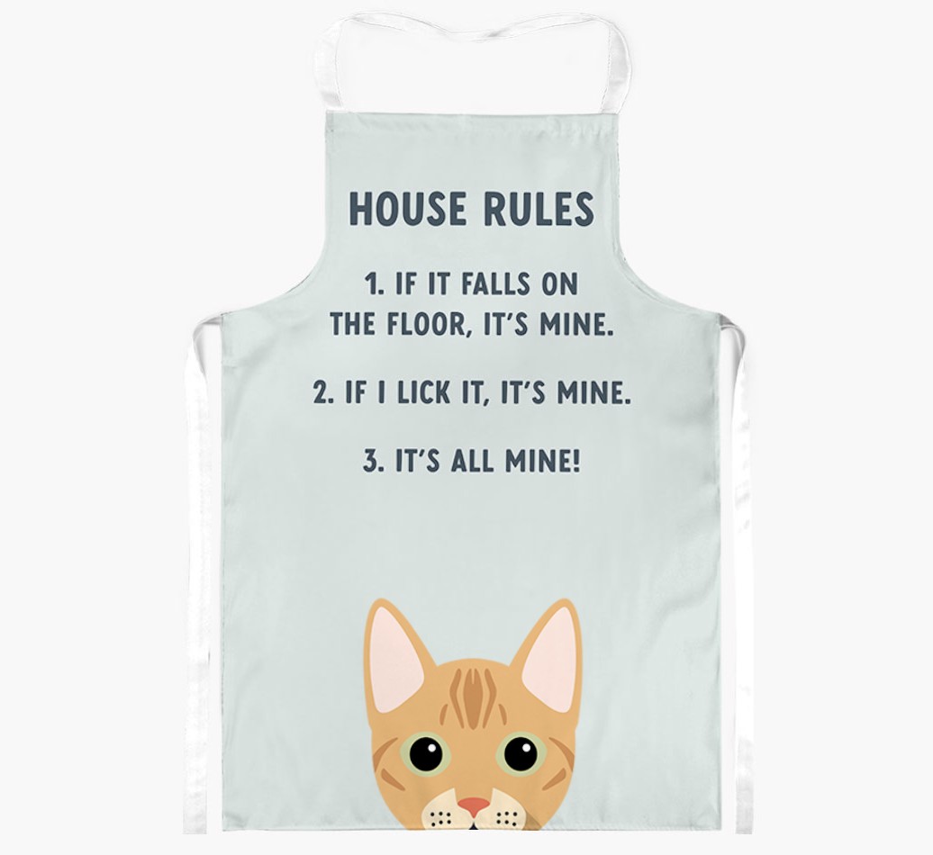 House Rules: Personalised {breedShortName} Apron