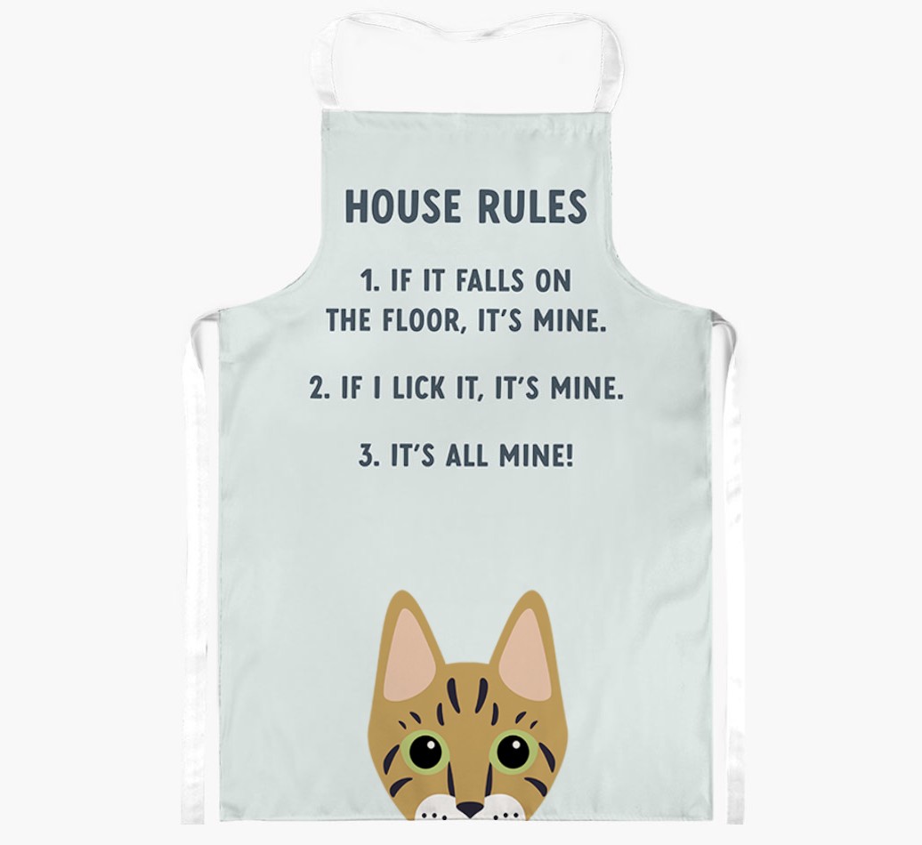 House Rules: Personalised {breedShortName} Apron