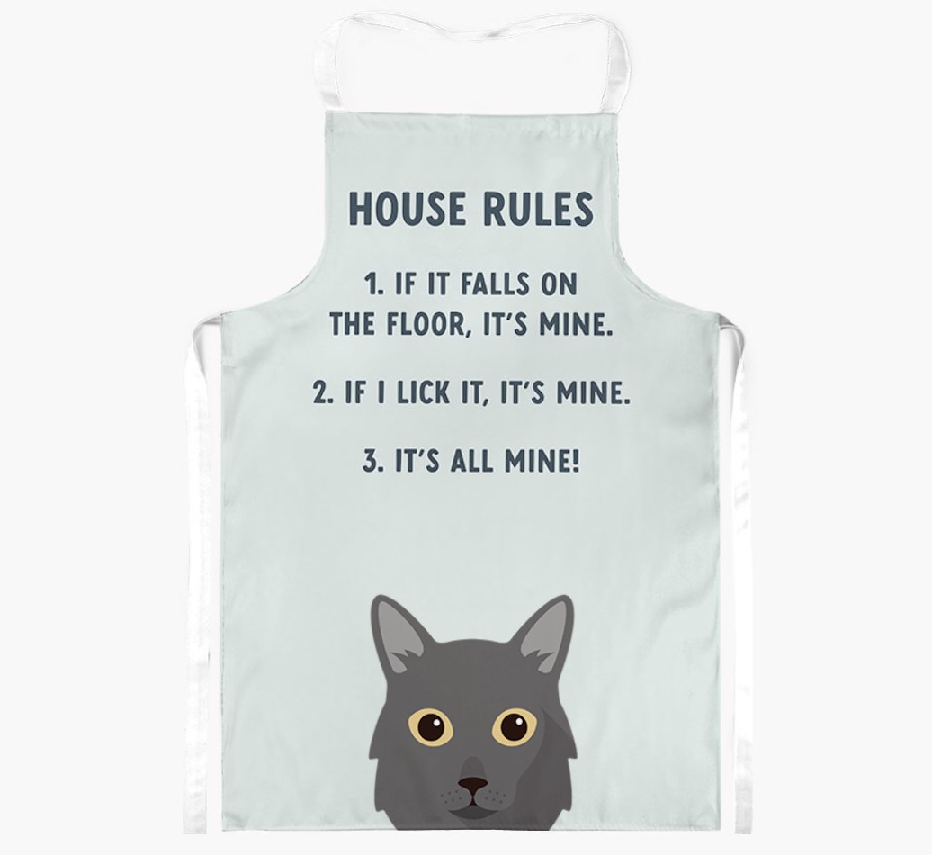 House Rules: Personalised {breedShortName} Apron