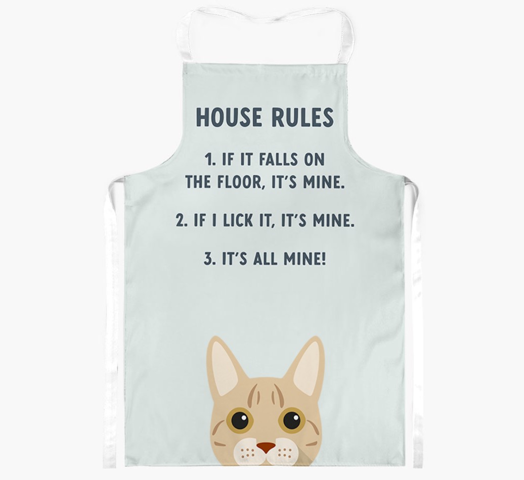 House Rules: Personalised {breedShortName} Apron
