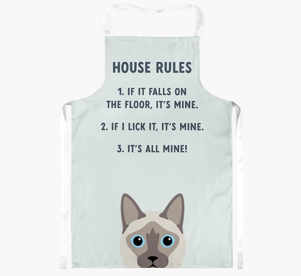 House Rules: Personalised {breedShortName} Apron