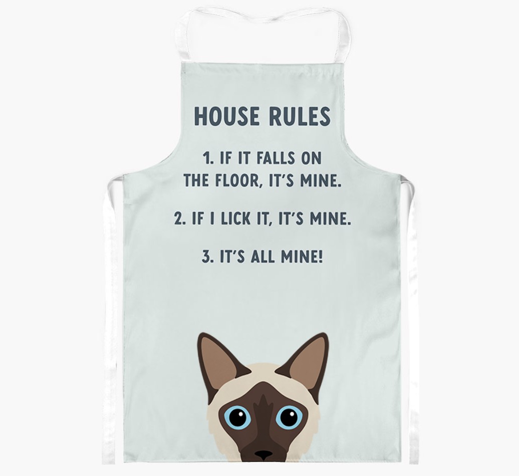 House Rules: Personalised {breedShortName} Apron