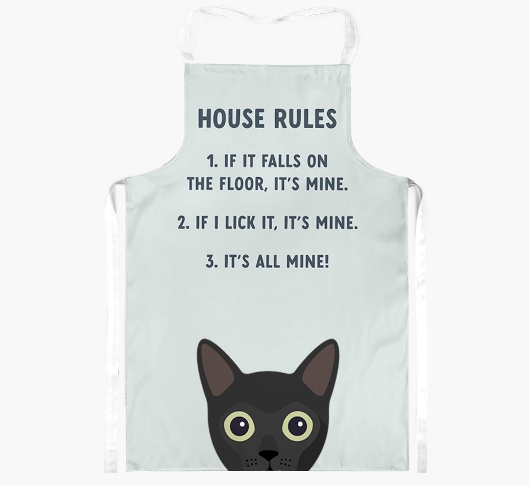 House Rules: Personalised {breedShortName} Apron