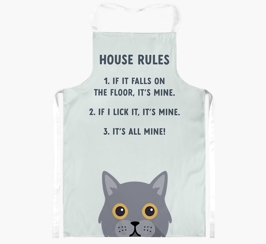 House Rules: Personalised {breedShortName} Apron