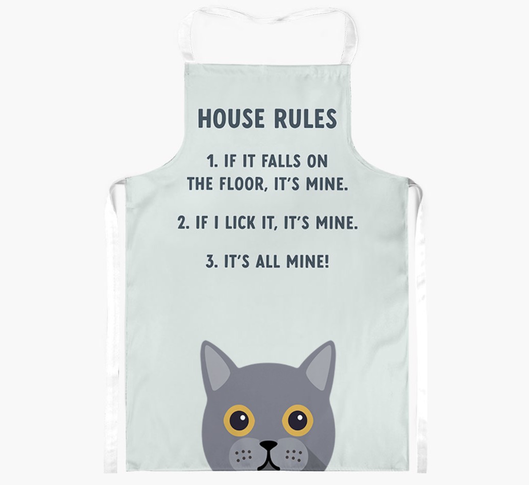 House Rules: Personalised {breedShortName} Apron