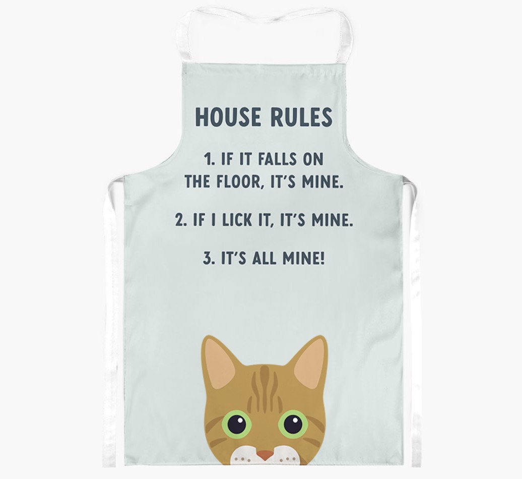 House Rules: Personalised {breedShortName} Apron