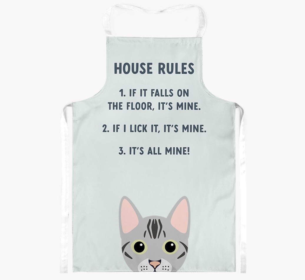 House Rules: Personalised {breedShortName} Apron