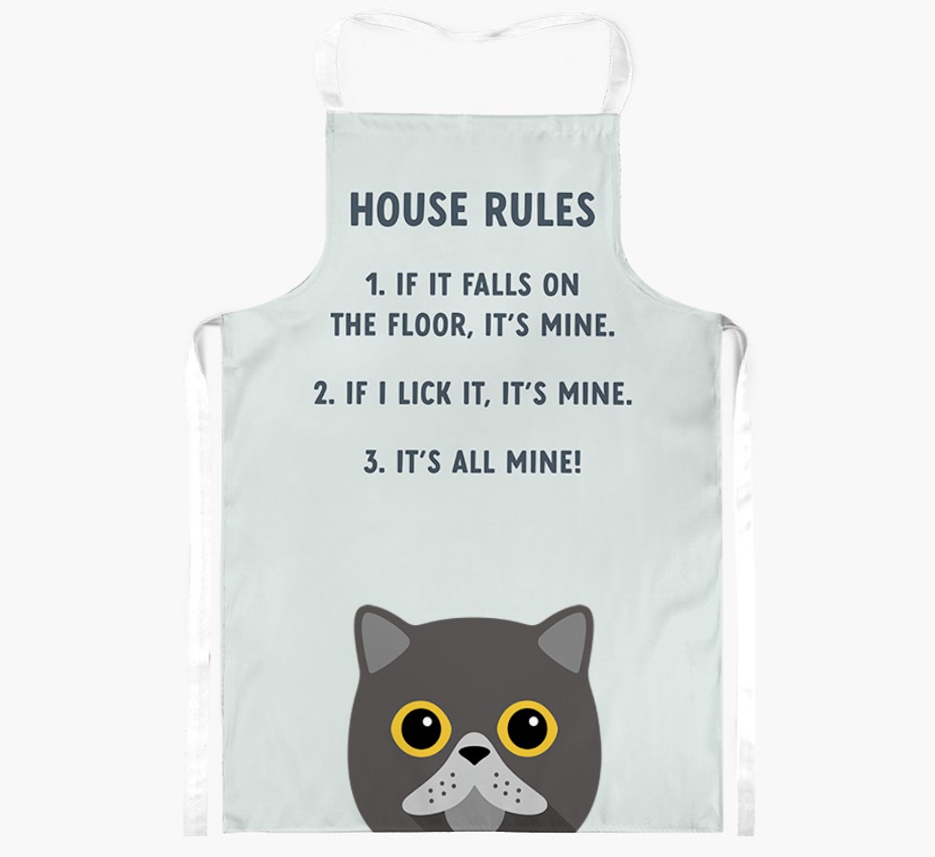House Rules: Personalised {breedShortName} Apron