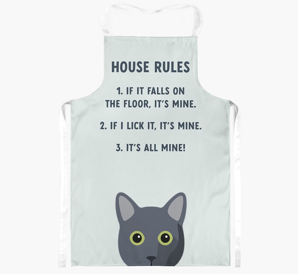 House Rules: Personalised {breedShortName} Apron