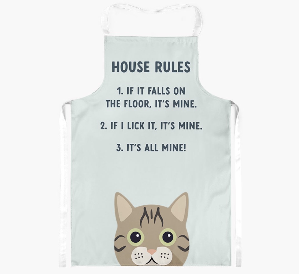 House Rules: Personalised {breedShortName} Apron