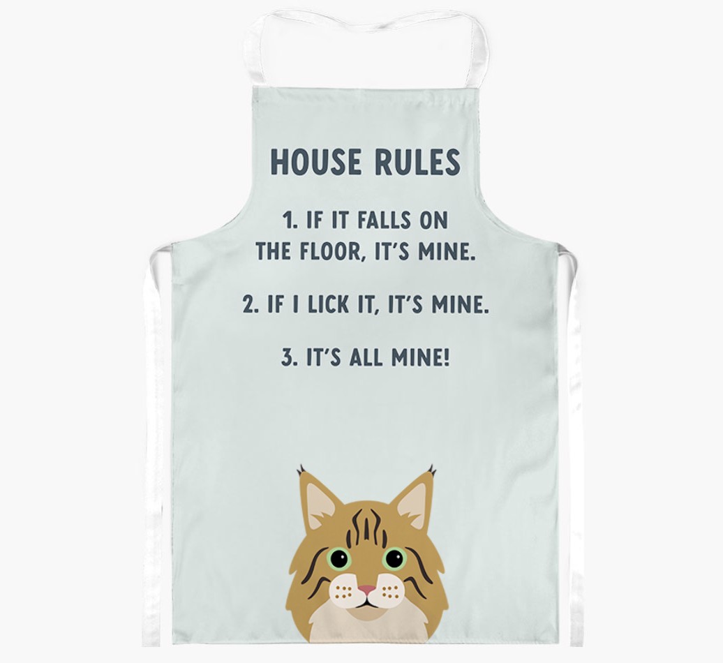 House Rules: Personalised {breedShortName} Apron