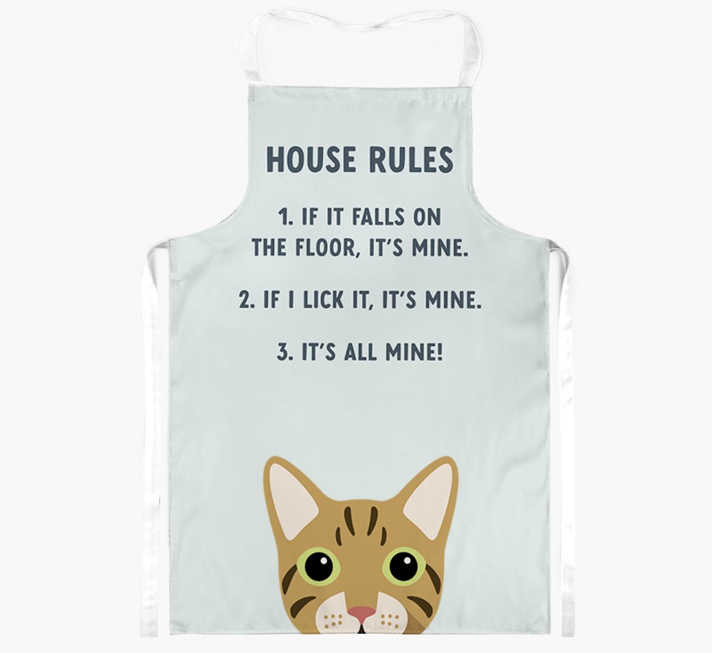 House Rules: Personalised {breedShortName} Apron