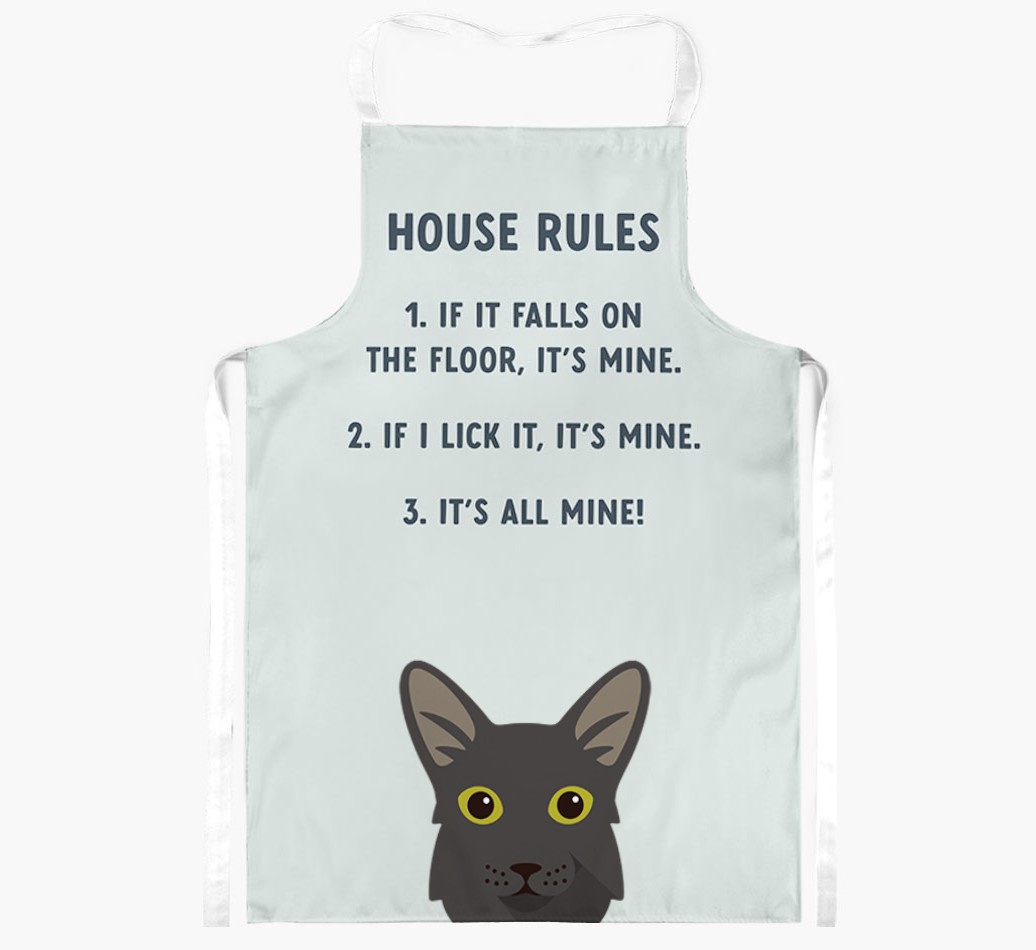 House Rules: Personalised {breedShortName} Apron
