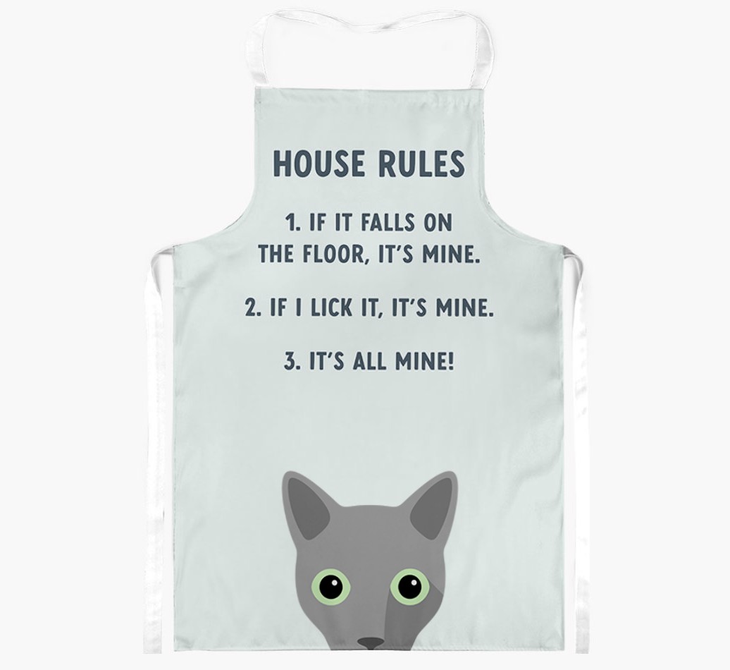 House Rules: Personalised {breedShortName} Apron