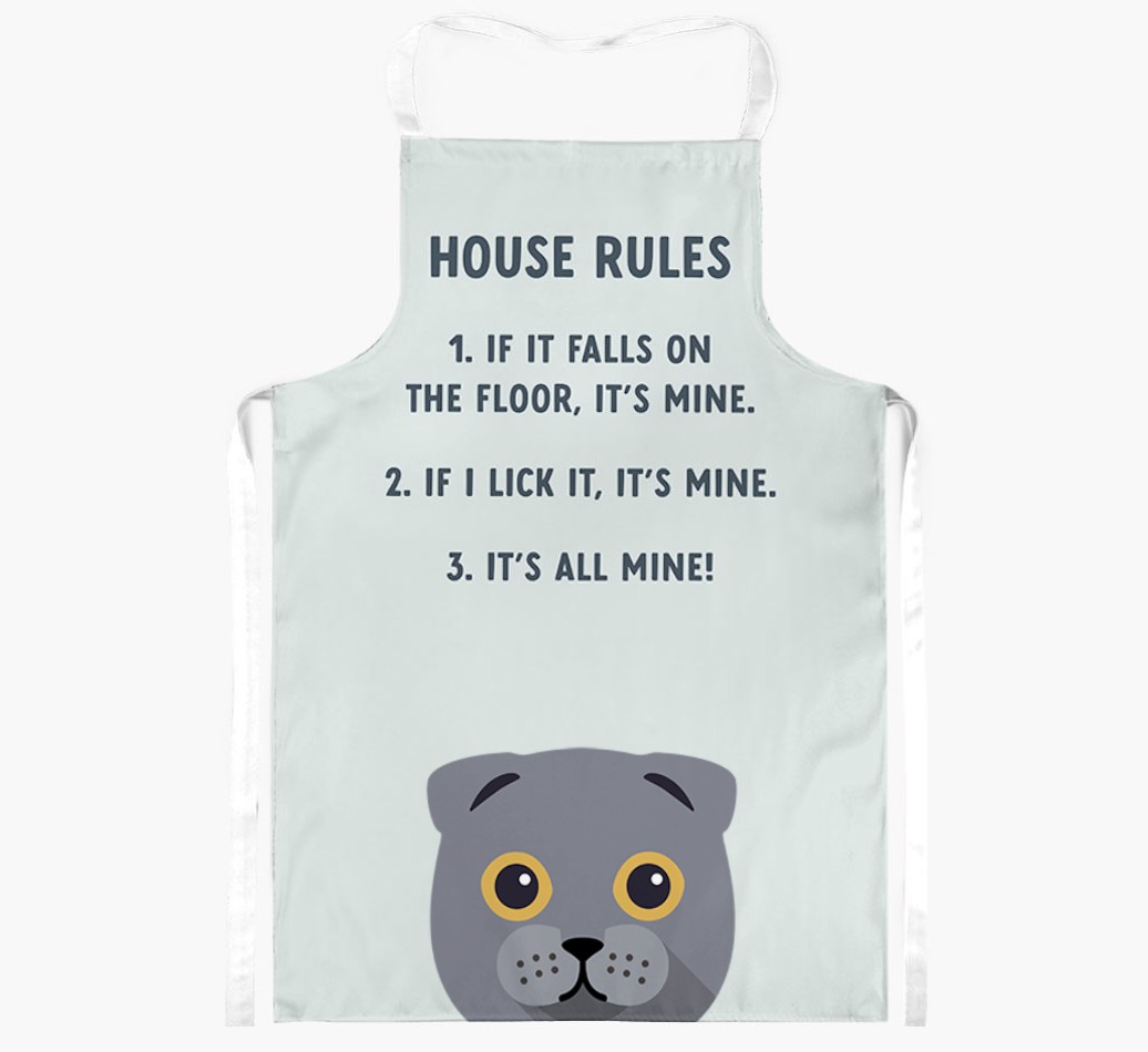 House Rules: Personalised {breedShortName} Apron