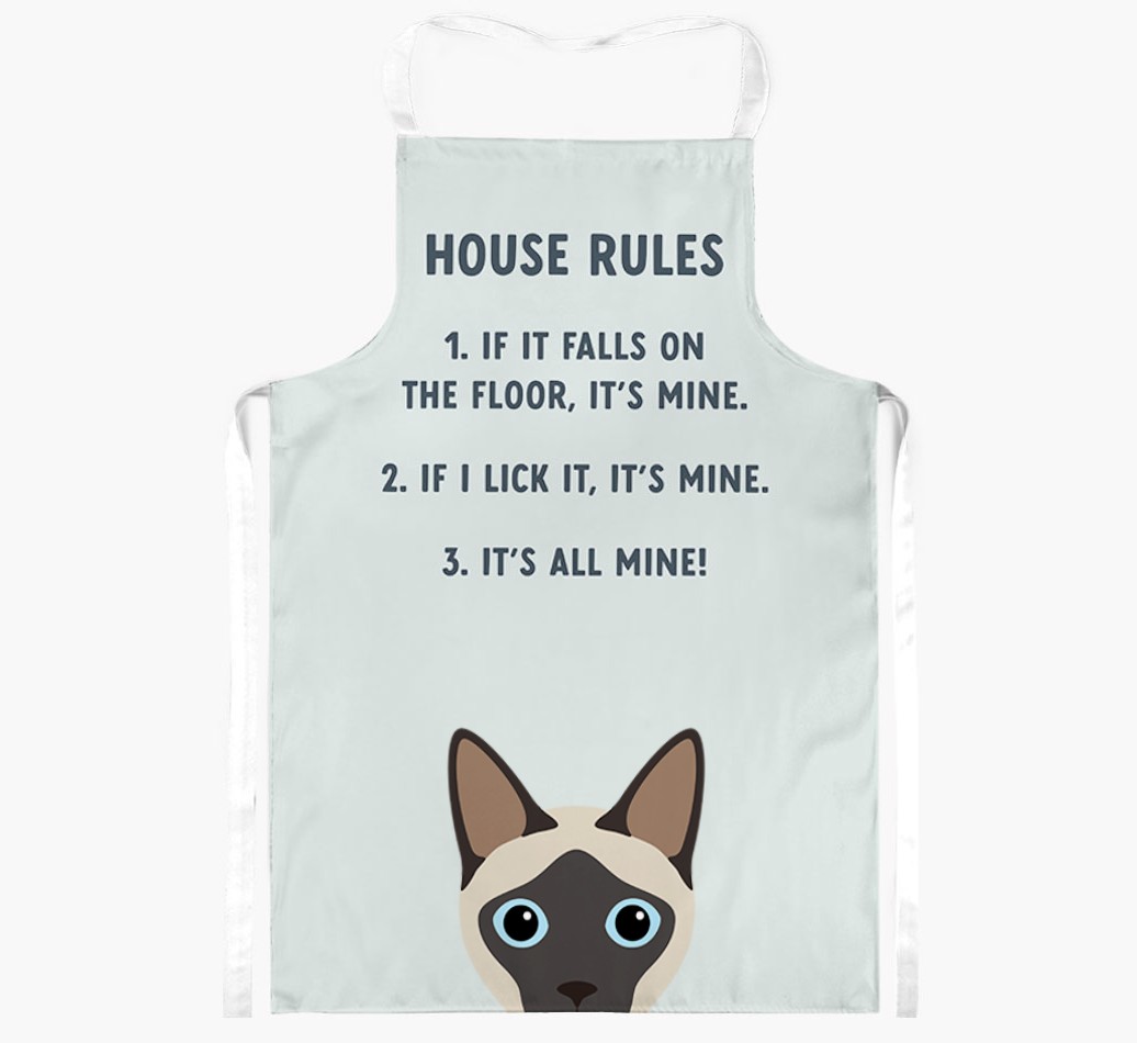 House Rules: Personalised {breedShortName} Apron